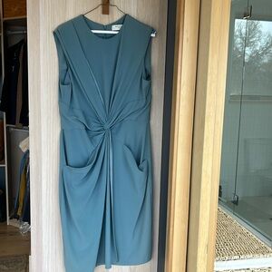 MM Lafleur Light Blue Taylor Dress - 14.
